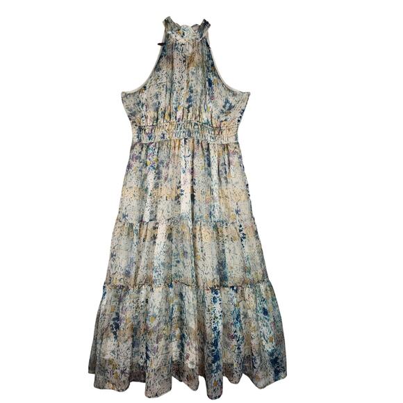Anthropologie Somerset Collection Halter Edition Midi Dress Women’s SZ LG - Picture 3 of 16
